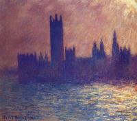 Monet, Claude Oscar - Houses of Parliament, Sunlight Effect